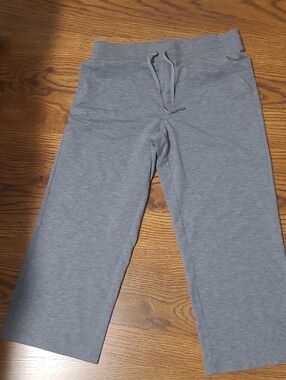 Athletic Brand Gray Drawstring Wide-Leg Lounge Pants